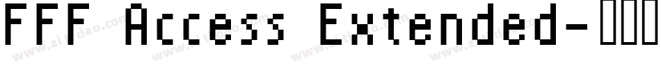 FFF Access Extended字体转换